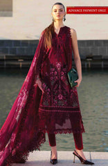 Luxury Lawn By Maria B Unstitched Lawn Embroidered 3 Piece Suit - MBLXL-11B- Summer Collection