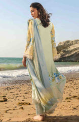 Summer Dream By Manara Unstitched Lawn Embroidered 3 Piece Suit - MNMSDRL-01- SunDrop-Summer Collection