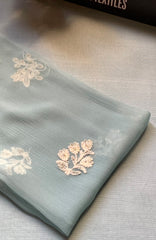 Meerub Premium V1 By AB Textiles Unstitched Embroidered Chiffion 3 Piece - ABMRBEV1-03- Fomal Collection