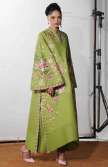 Jugnu by Hussain Rehar Unstitched Lawn Embroidered 3 Piece Suits- -JUGELXL-03- Chaman- Summer Collection