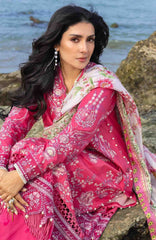Siraa Lawn by Sadaf Fawad Khan Embroidered Suit Unstitched 3 Piece - SFKSILXL03- Gulrukh - Summer Collection