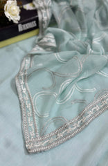 Meerub Exclusive V6 By AB Textiles Unstitched Embroidered Chiffion 3 Piece - ABMRBEV6-03 Fomal Collection