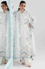 Festive Lawn By Qalamkar Unstitched Lawn Embroidered 3 Piece Suit  - QLMFSTL-03-Irmin - Summer Collection