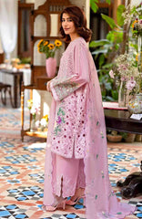 Astoria By Mushq Unstitched  Festive Lawn Embroidered 3 Piece Suit - MQHMAFL-08-Arabil- Summer Collection