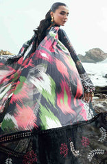 Nureh Gardenia Unstitched Lawn Embroidered 3 Piece Suit - NRGRDL2-03- Summer Collection