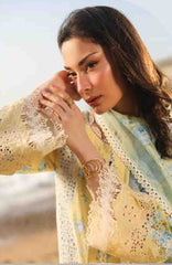 Summer Dream By Manara Unstitched Lawn Embroidered 3 Piece Suit - MNMSDRL-01- SunDrop-Summer Collection