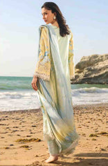 Summer Dream By Manara Unstitched Lawn Embroidered 3 Piece Suit - MNMSDRL-01- SunDrop-Summer Collection