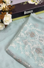 Meerub Exclusive V6 By AB Textiles Unstitched Embroidered Chiffion 3 Piece - ABMRBEV6-03 Fomal Collection