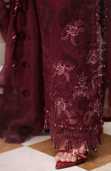 Tea Affair By Maria B Unstitched Chiffon Embroidered 3 Piece Suit- MBTACH-08- Formal Collection