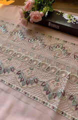 Meerub Premium V2 By AB Textiles Unstitched Embroidered Chiffion 3 Piece - ABMRBEV2-04- Fomal Collection