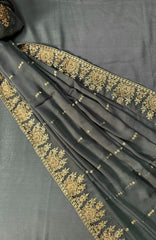 Meerub Premium V3 By AB Textiles Unstitched Embroidered Chiffion 3 Piece - ABMRBEPV3-04- Fomal Collection