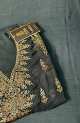 Meerub Premium V3 By AB Textiles Unstitched Embroidered Chiffion 3 Piece - ABMRBEPV3-04- Fomal Collection