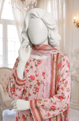 LUCHI  By Justuju Unstitched Embroidered Cambric 3 Piece Suit - JTJLCHI-04- Winter Collection