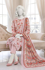 LUCHI  By Justuju Unstitched Embroidered Cambric 3 Piece Suit - JTJLCHI-04- Winter Collection