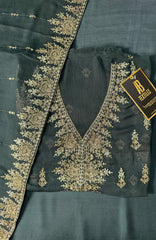 Meerub Premium V3 By AB Textiles Unstitched Embroidered Chiffion 3 Piece - ABMRBEPV3-04- Fomal Collection
