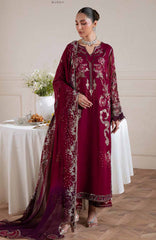 Amaya by Nureh Unstitched Embroidred Chiffon 3 Piece Suits  - NRAMYF-40- Formal Collection