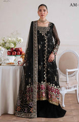 Amaya by Nureh Unstitched Embroidred Chiffon 3 Piece Suits  - NRAMYF-42- Formal Collection