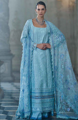 Luxury Lawn By Sobia Nazir Unstitched Lawn Embriodered 3 Piece Suit - SNLEL-4A- Summer Collection