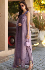 Noor Chikankari By Saadia Asad Unstitched Lawn Embroidered 3 Piece Suit - NSACKL-4A -  Summer Collection