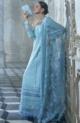 Luxury Lawn By Sobia Nazir Unstitched Lawn Embriodered 3 Piece Suit - SNLEL-4A- Summer Collection