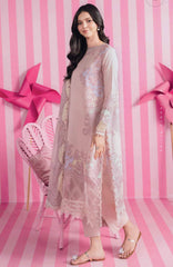 Mbasic by Maria B Unstitched Lawn Embroidered 3 Piece Suit - MBSCL-4B-  Summer Collection