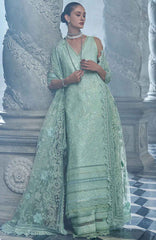 Luxury Lawn By Sobia Nazir Unstitched Lawn Embriodered 3 Piece Suit - SNLEL-4B- Summer Collection