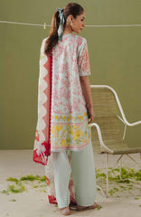 Coco  Prints Drop-One By Zara Shahjahan Unstitched Lawn Printed 3 Piece Suit - CCZSLP-4B- Elvo   - Summer Collection