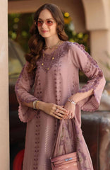 Noor Chikankari By Saadia Asad Unstitched Lawn Embroidered 3 Piece Suit - NSACKL-4B -  Summer Collection