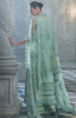 Luxury Lawn By Sobia Nazir Unstitched Lawn Embriodered 3 Piece Suit - SNLEL-4B- Summer Collection