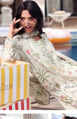 M Prints Eid II- By Maria B Unstitched Lawn Prints 3 Piece Suit  - MBMPEIDII-4B- Summer Collection
