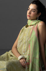 Coco Lawn By Zara Shahjahan Embroidered Lawn Suits Unstitched 3 Piece - CCLZSL4B - ISLA - Summer Collection