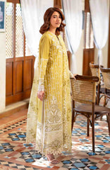 Astoria By Mushq Unstitched  Festive Lawn Embroidered 3 Piece Suit - MQHMAFL-04- Evadne- Summer Collection