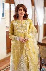 Astoria By Mushq Unstitched  Festive Lawn Embroidered 3 Piece Suit - MQHMAFL-04- Evadne- Summer Collection