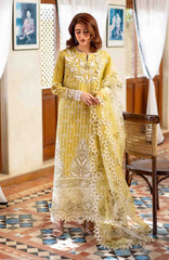 Astoria By Mushq Unstitched  Festive Lawn Embroidered 3 Piece Suit - MQHMAFL-04- Evadne- Summer Collection