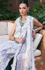 Reine Luxury By Republic Unstitched Lawn Embroidered 3 Piece Suits- RPRLXL-1A-IRIS- Summer Collection
