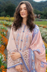 The Secret Garden - Hemline By Mushq Unstitched Lawn  Embroidered 3 Piece Suit MQHMSGL - 014 - Bloom Sonata -  Summer Collection