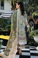 Luxury Printed Lawn By Regalia Unstitched  Lawn Printed 3 Piece Suit  - RGLASIBPRT-06- Mint Mehro- Summer Collection