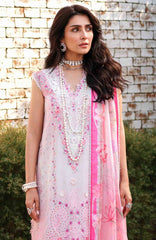 A Moi - Held By Love By Mushq Unstitched Luxury Lawn Embroidered 3 Piece Suit - MQHMAM-04- Silent Vows- Summer Collection