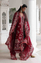 Kala Bagh By Hussain Rehar Unstitched Luxury Lawn Embroidered 3 Piece Suit - HRKBLXL-04- Kastanaa- Summer Collection