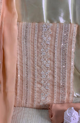 Meerub Exclusive V4 By AB Textiles Unstitched Embroidered Chiffion  3 Piece - ABMRBEV4-04 Fomal Collection
