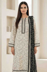 Black & White by Regalia Textile Unstitched Lawn Printed 3 Piece Suit  - RGLBLWTLP -04  Summer Collection