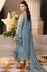 Tea Affair By Maria B Unstitched Chiffon Embroidered 3 Piece Suit- MBTACH-06- Formal Collection