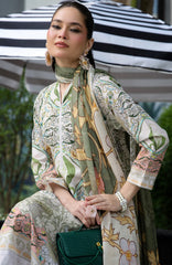 Luxury Printed Lawn By Regalia Unstitched  Lawn Printed 3 Piece Suit  - RGLASIBPRT-06- Mint Mehro- Summer Collection