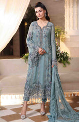 Tea Affair By Maria B Unstitched Chiffon Embroidered 3 Piece Suit- MBTACH-06- Formal Collection