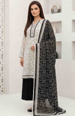 Black & White by Regalia Textile Unstitched Lawn Printed 3 Piece Suit  - RGLBLWTLP -04  Summer Collection