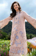 The Secret Garden - Hemline By Mushq Unstitched Lawn  Embroidered 3 Piece Suit MQHMSGL - 014 - Bloom Sonata -  Summer Collection
