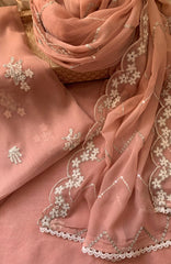Meerub Premium V1 By AB Textiles Unstitched Embroidered Chiffion 3 Piece - ABMRBEV1-04- Fomal Collection