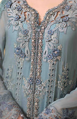 Tea Affair By Maria B Unstitched Chiffon Embroidered 3 Piece Suit- MBTACH-06- Formal Collection