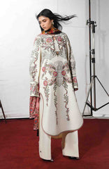 Jugnu by Hussain Rehar Unstitched Lawn Embroidered 3 Piece Suits- -JUGELXL-04- Rasti- Summer Collection