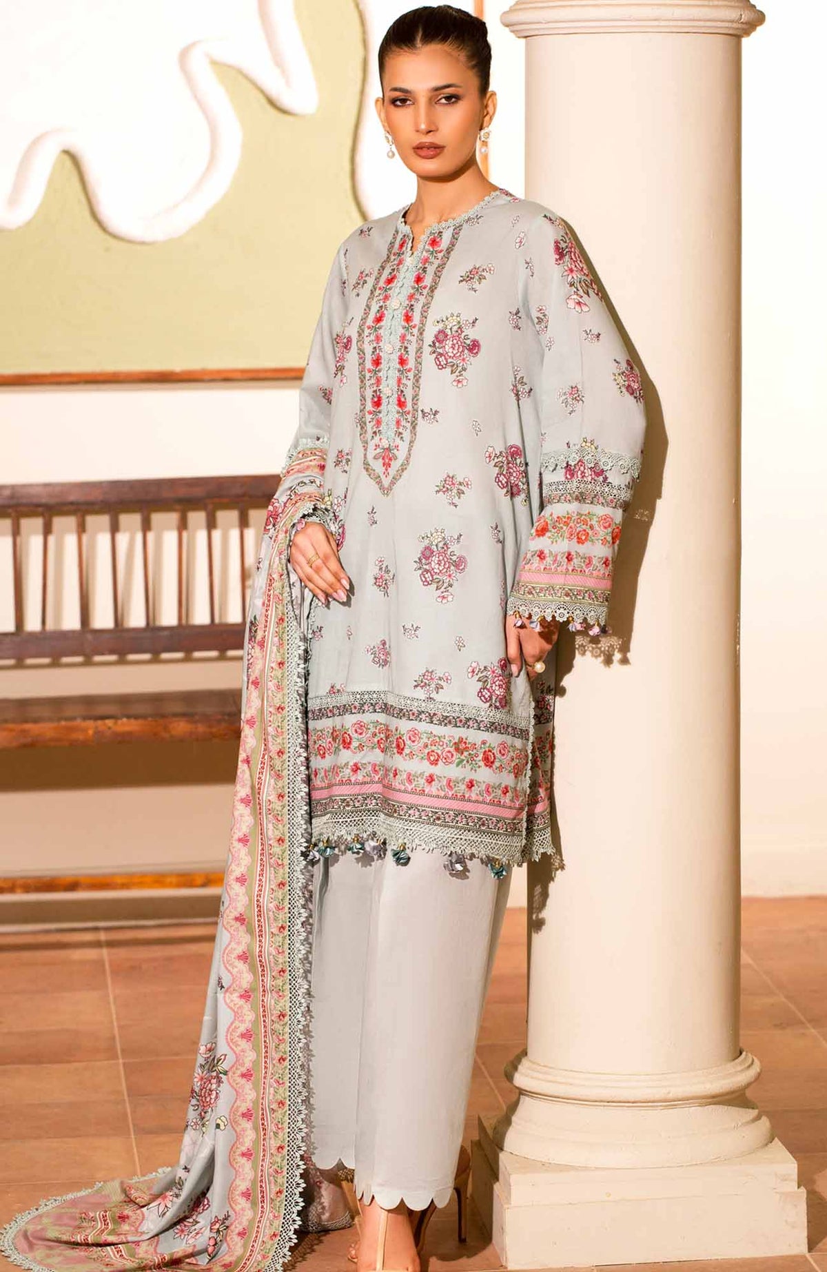 Masummery Unstitched Lawn Printed 3 Piece Suit Vol-1 MUSV1L - Glory - Summer Collection